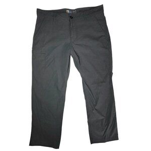 LB Tech Classic Fit Gray Men's Nylon Straight Leg Hiking Outdoor Pants 38x28